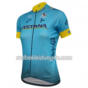 Radtrikot kurzarm 2018 Astana Pro Team Damen N001